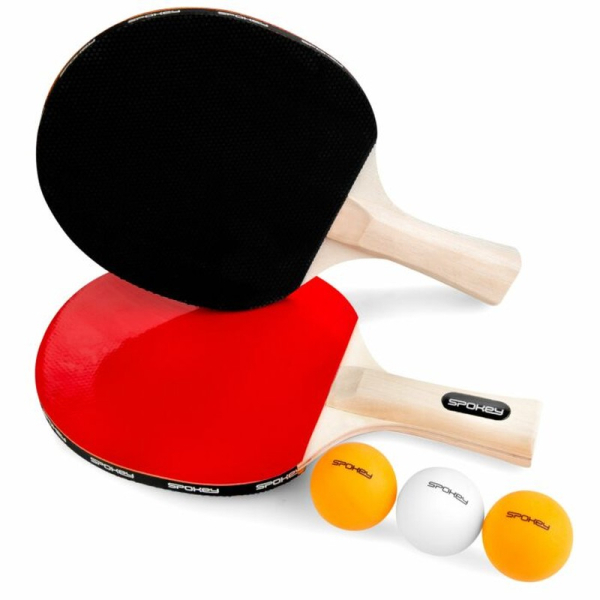 Spokey Roll Joy table tennis set 2 rackets + rollnet + 3 balls