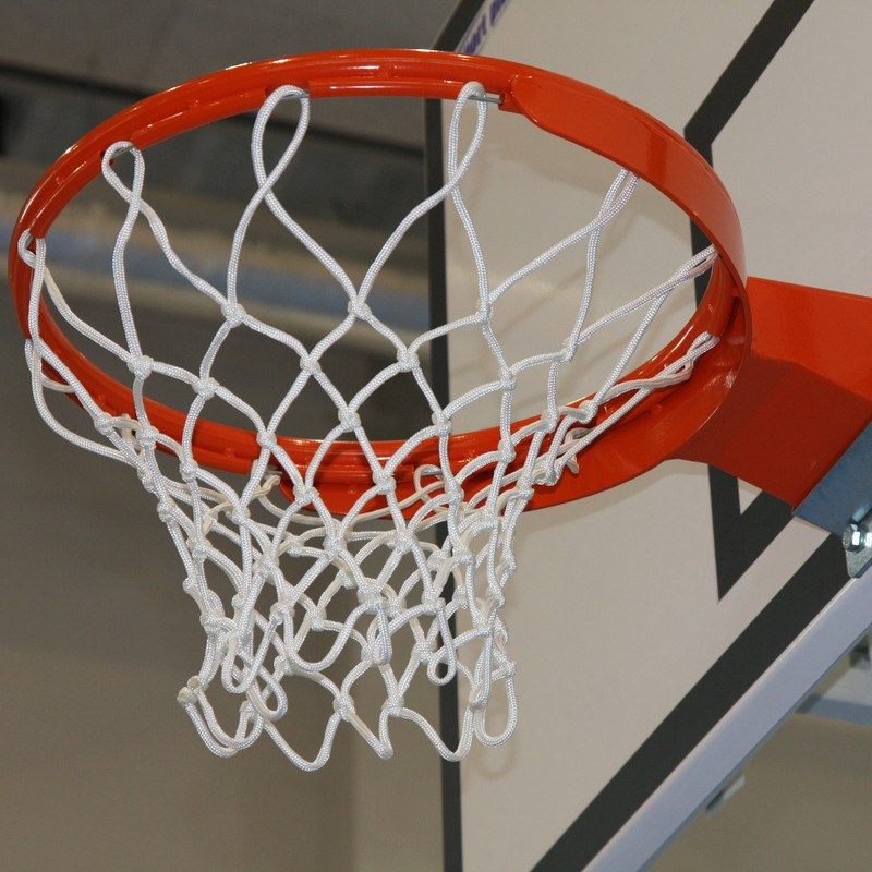 FLEXMATIC basketkorg, dubbelriktad lutning, FIBA-standard