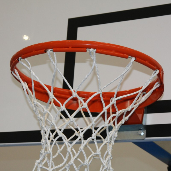 FLEXMATIC basketkorg, dubbelriktad lutning, FIBA-standard