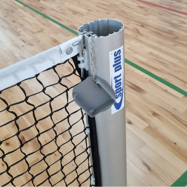 Aluminum tennis posts 120x100 mm, oval professional