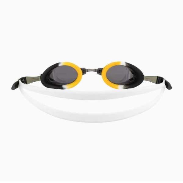 Okulary do pływania Nike Chrome Youth Goggle, kolor czarno-żółto-biały