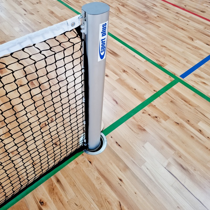 Aluminum tennis posts 120x100 mm, oval professional