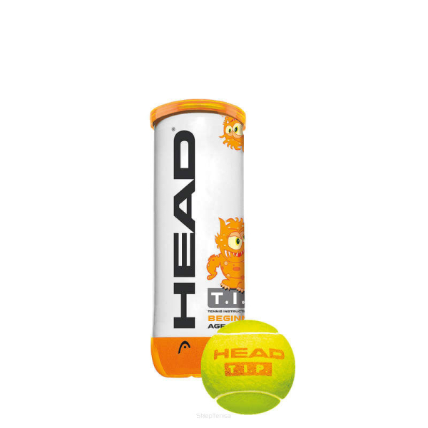 Head T.I.P. tennis ball orange color