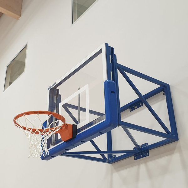 Basketball structure fixed, for 120x90 cm boards