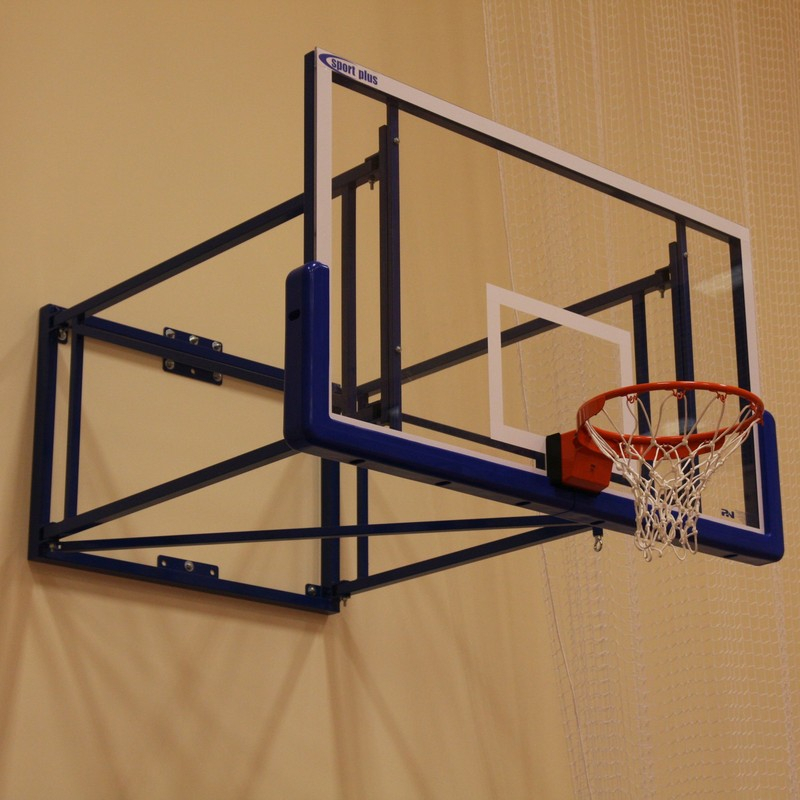 PRESSMATIC tilt basketball hoop with gas cylinders