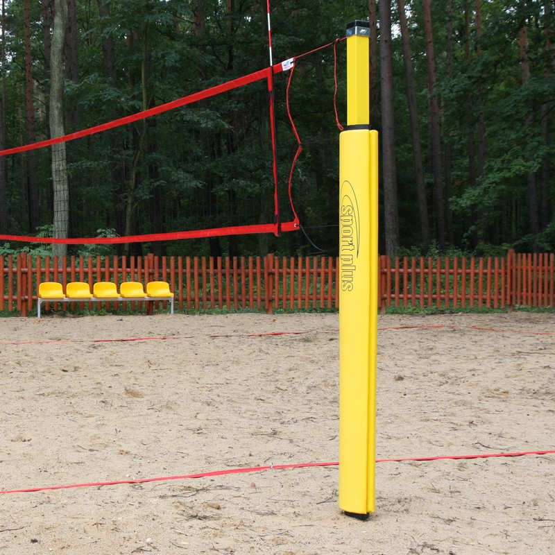 Volleyball-Trainingspfostenabdeckungen Quadratprofil 80 x 80 mm