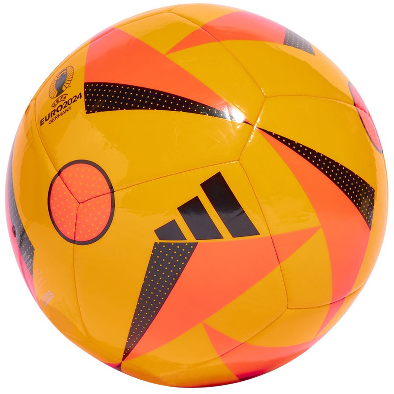 Adidas Euro24 soccer ball, size 5, orange-black-red color