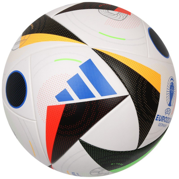 Adidas Euro24 Competition soccer, size 5, white-green-red-orange color