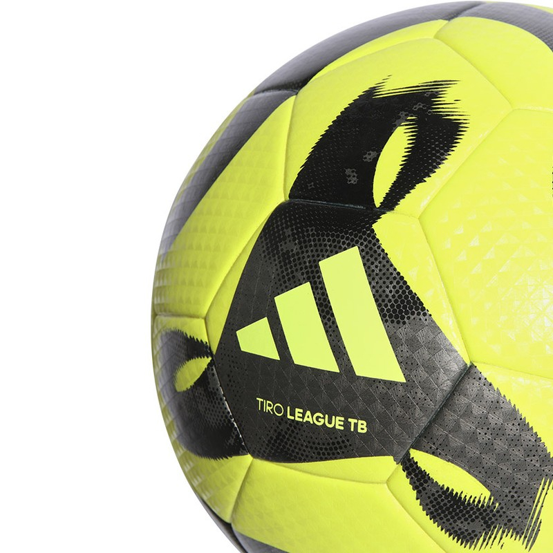 Adidas Tiro League TB futbolo kamuolys, 5 dydžio, geltonos ir juodos spalvų