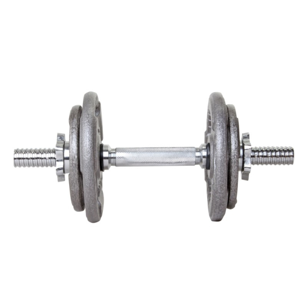 Beltor PF Line Iron Dumbbell - Cast Iiron Dumbbell gray-hammertone 10kg / 28mm