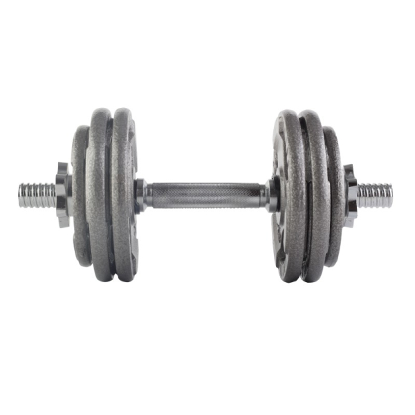 Beltor PF Line Hantla żeliwna - Cast Iiron Dumbbell szara-hammertone 10kg / 28mm