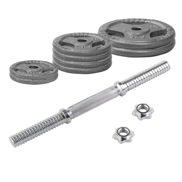 копія копія Beltor PF Line Hantla żeliwna - Cast Iiron Dumbbell szara-hammertone 10kg / 28mm