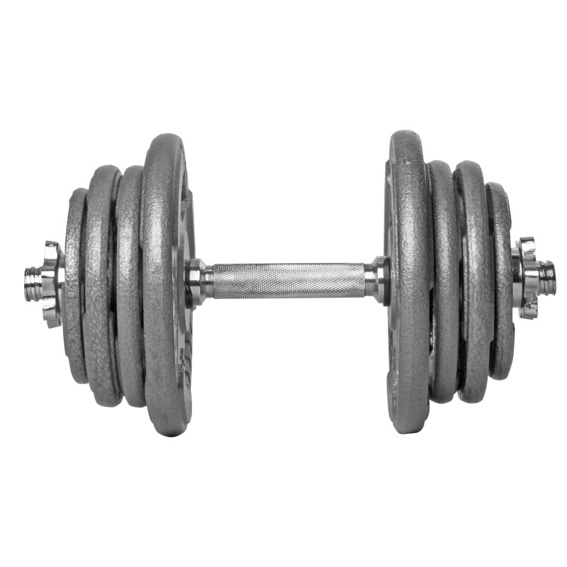 копія копія Beltor PF Line Hantla żeliwna - Cast Iiron Dumbbell szara-hammertone 10kg / 28mm