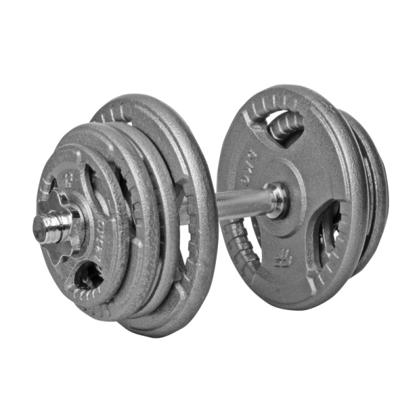 Beltor PF Line Hantla żeliwna - Cast Iiron Dumbbell szara-hammertone 10kg / 28mm