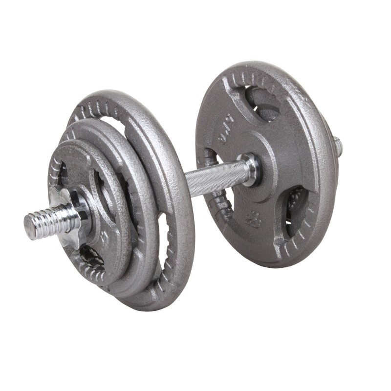 Beltor PF Line Hantla żeliwna - Cast Iiron Dumbbell szara-hammertone 10kg / 28mm