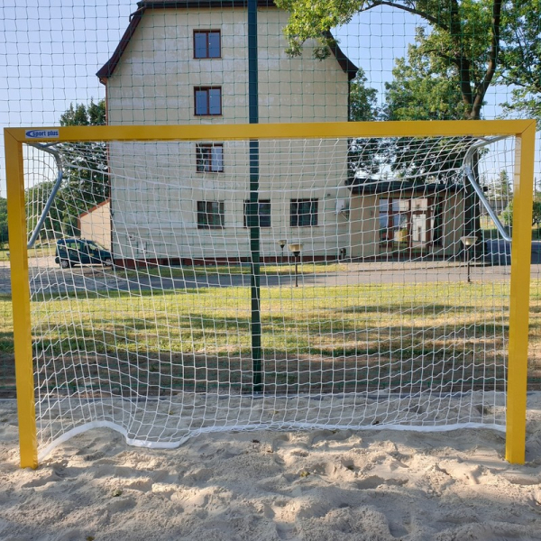 Siatki do piłki ręcznej plażowej PP4, 3 x 2 m, gł. 80/80 z obciążnikiem dolnej krawędzi