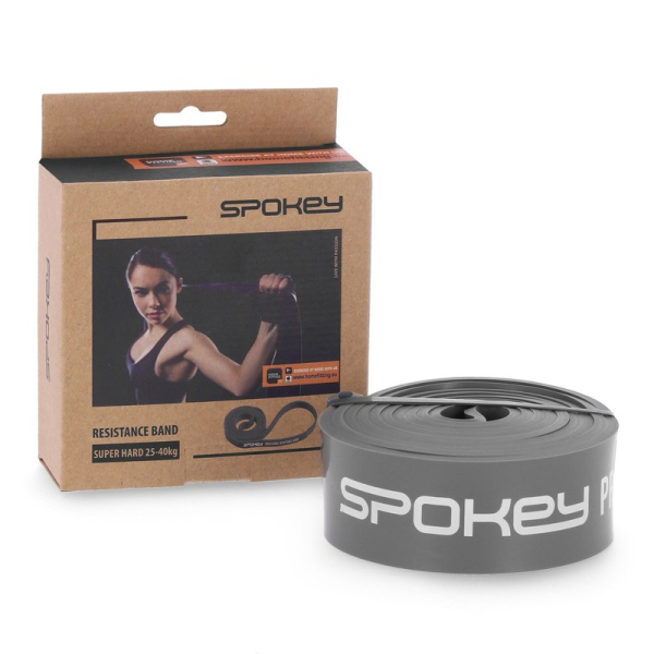 Guma treningowa Spokey 920958, opór 25-40 kg, kolor szary