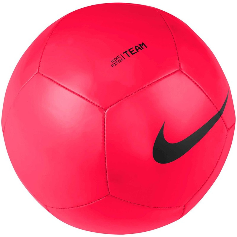 Nike Pitch Team soccer ball, size 4, color red