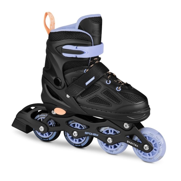 Inline brusle Spokey, 4 v 1, Quattro 943428, barva fialová