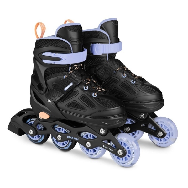 Spokey inline skates, 4 in 1, Quattro 943428, color purple