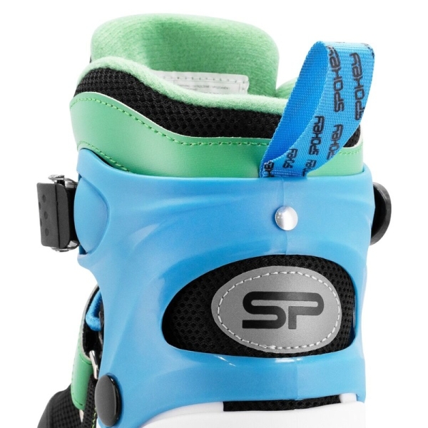 Spokey inline skates, 4 in 1, Quattro 942276, green color