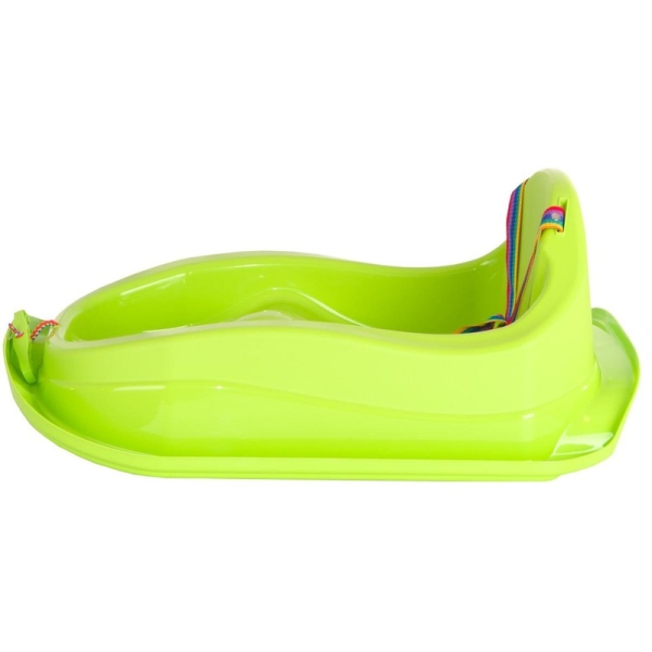 Mini plastic sled, green