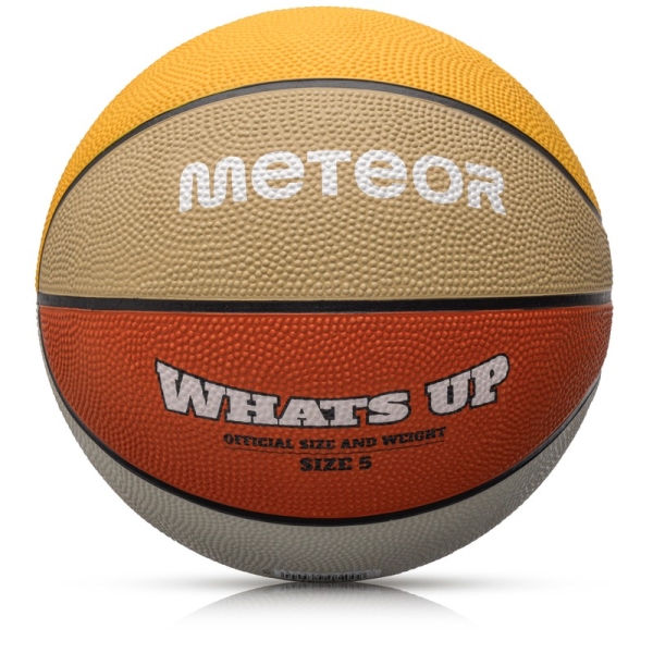 Meteor Whats Up basketball, orange and beige color