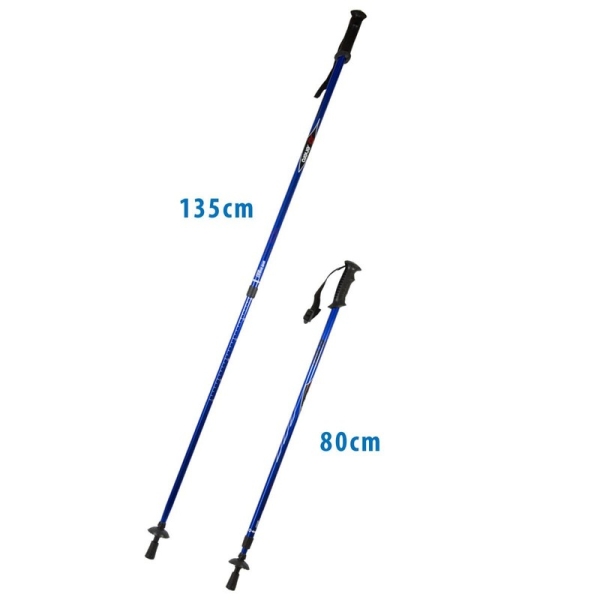 Enero Classic trekking poles, blue color