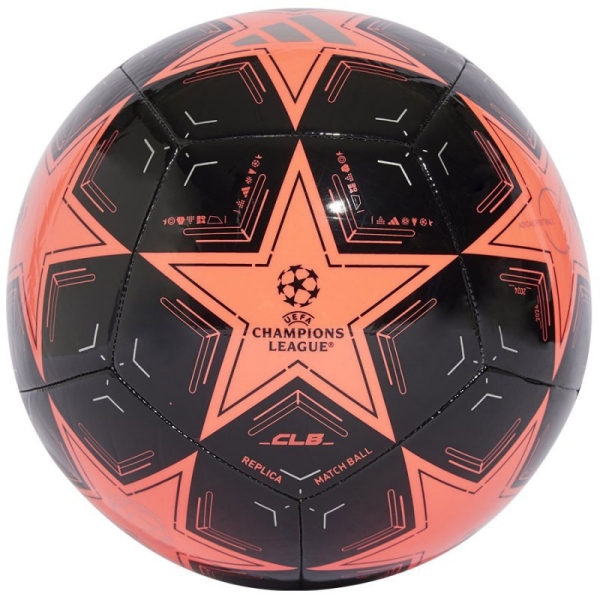 Adidas UCL Club soccer ball, size 5, black and pink color