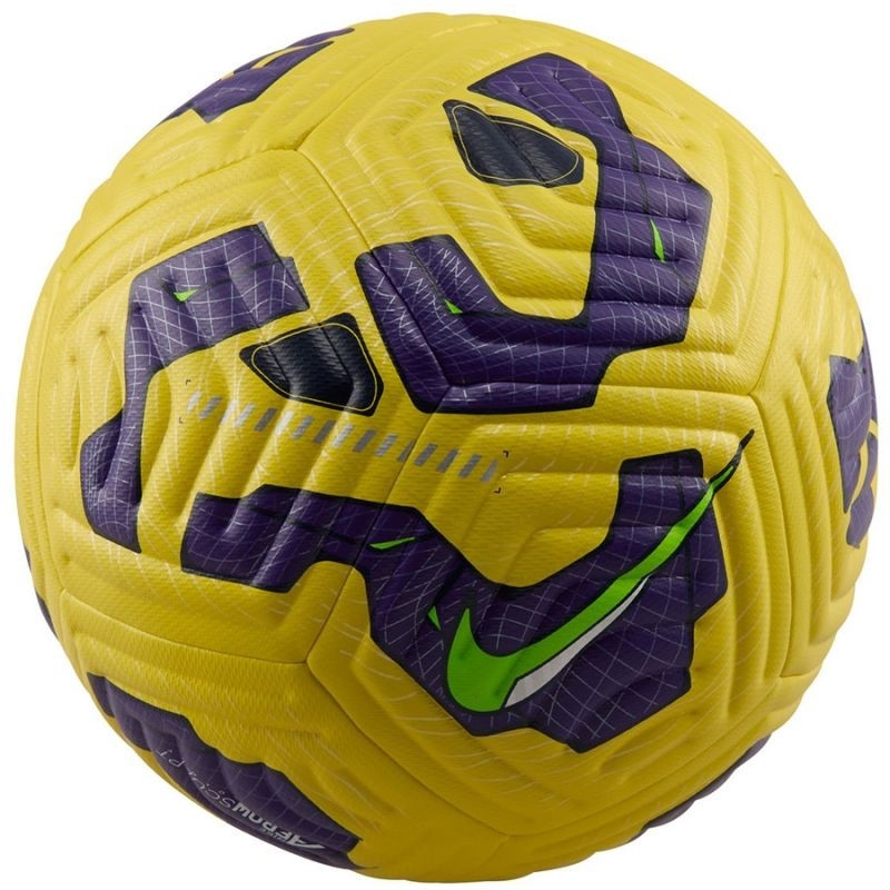 Nike Pitch soccer ball, size 5, yellow-purple color