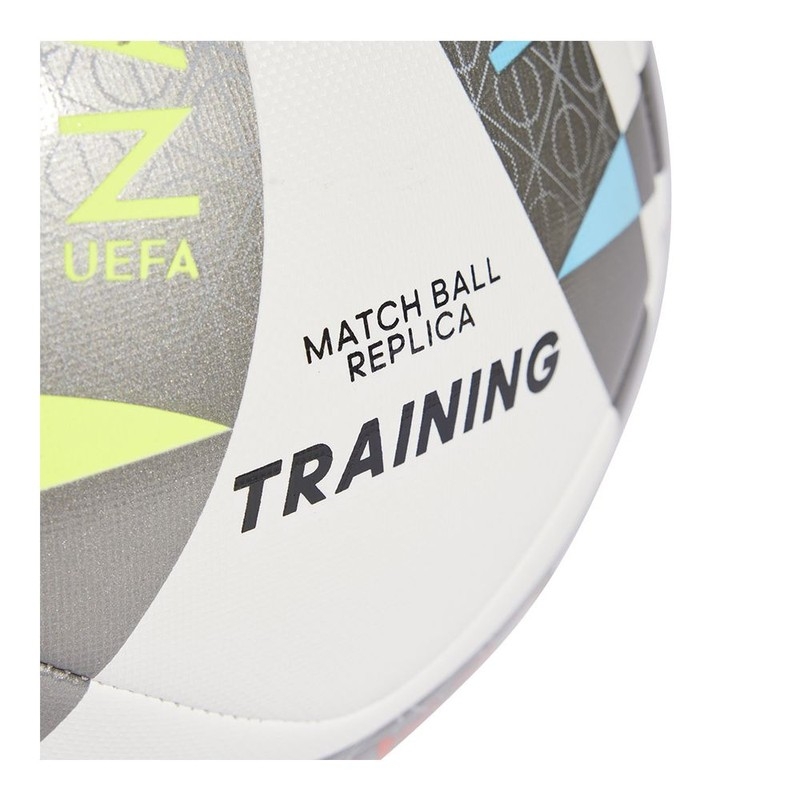 Adidas UEFA Nations League Training soccer ball, size 5, color white and gray