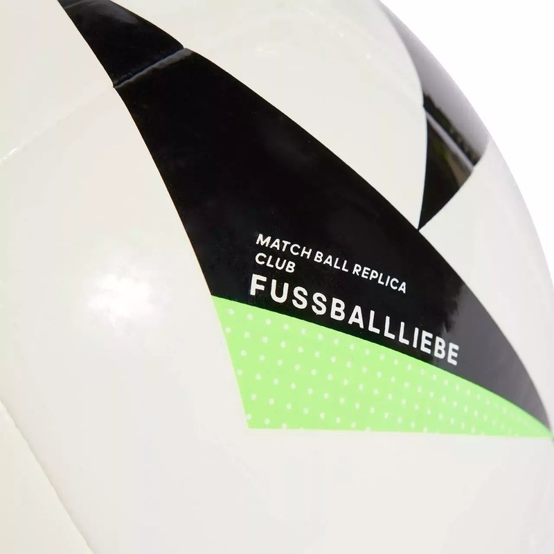 Adidas Euro24 Fußball, Größe 4, Farbe weiß-grün-schwarz