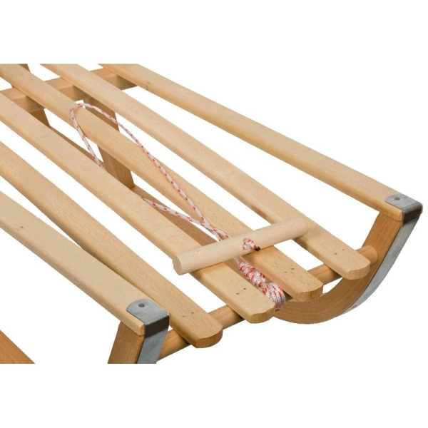 Nina wooden sled with backrest