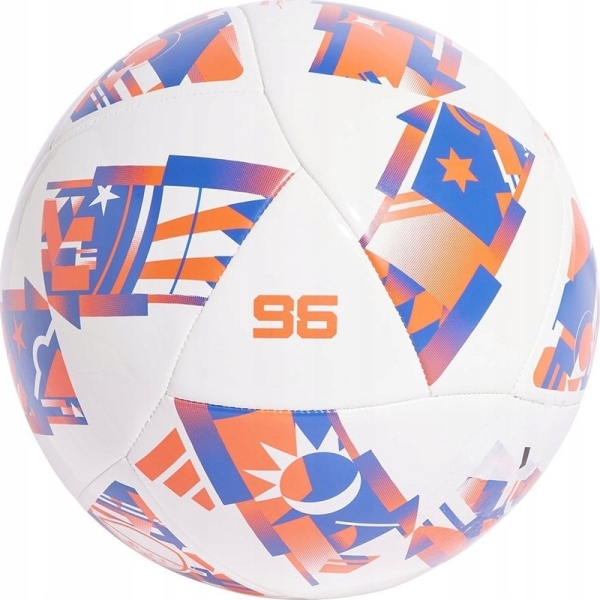 Adidas MLS Club Fußball, Größe 5, Farbe weiß-blau-orange