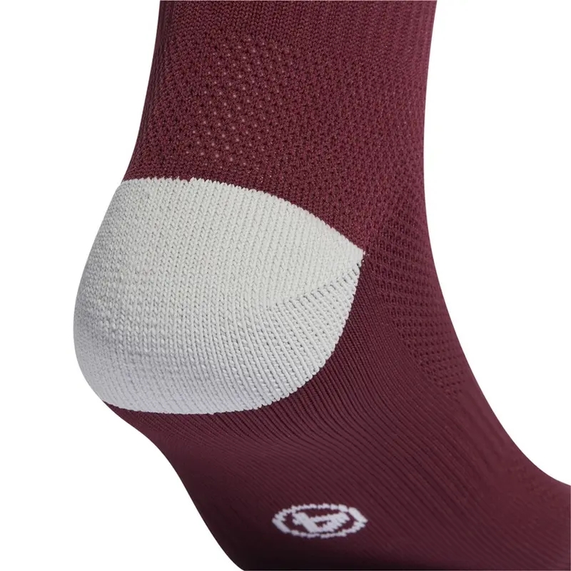 Adidas IB7820 football gaiters, burgundy color