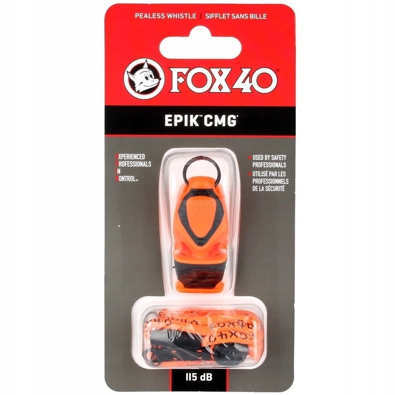 Fox 40 Epik CMG whistle with cord