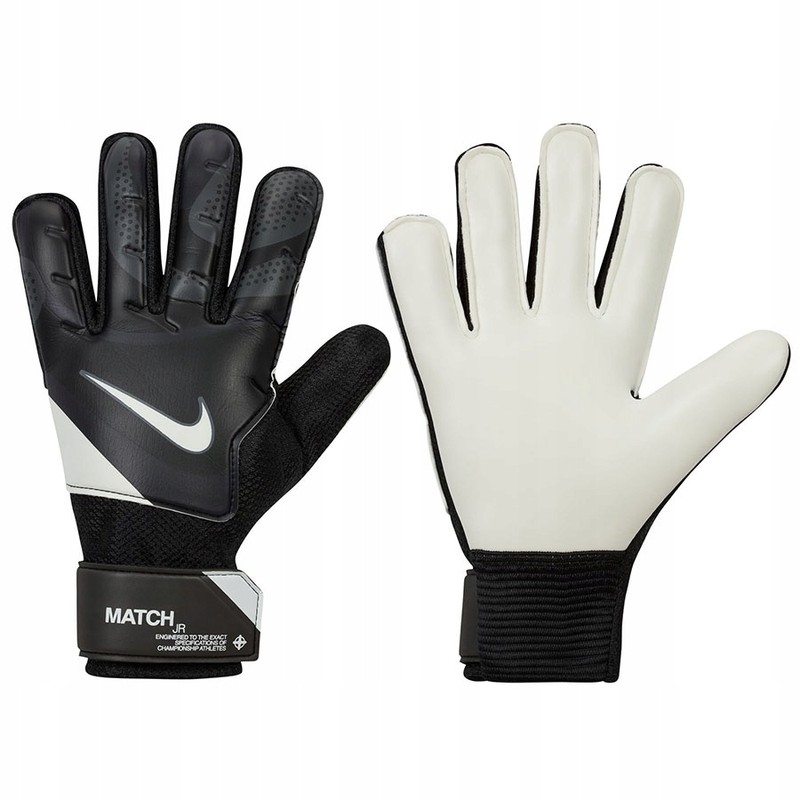 Nike GK Match goalkeeper gloves, black-gray-white color