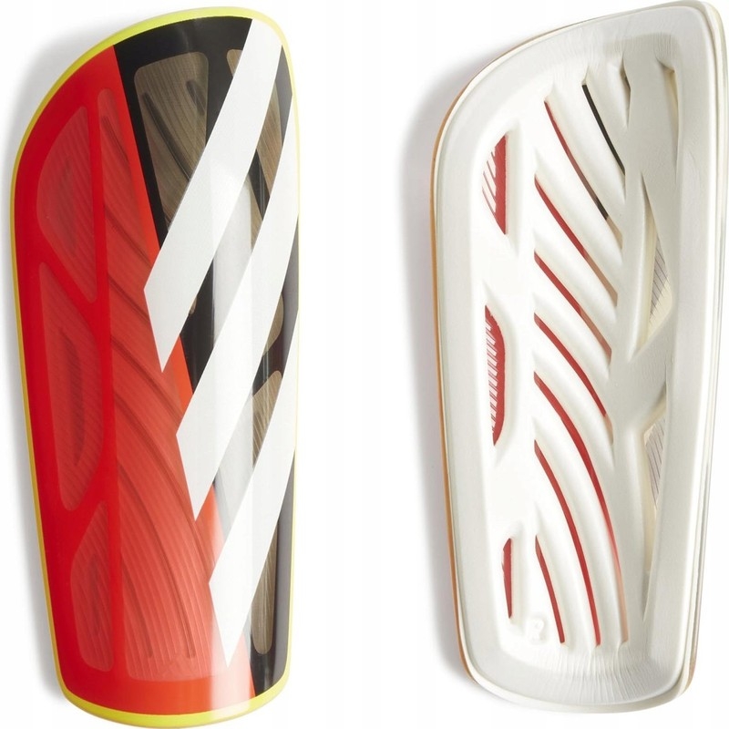 Adidas Tiro SG LGE soccer protector, red, black and white color