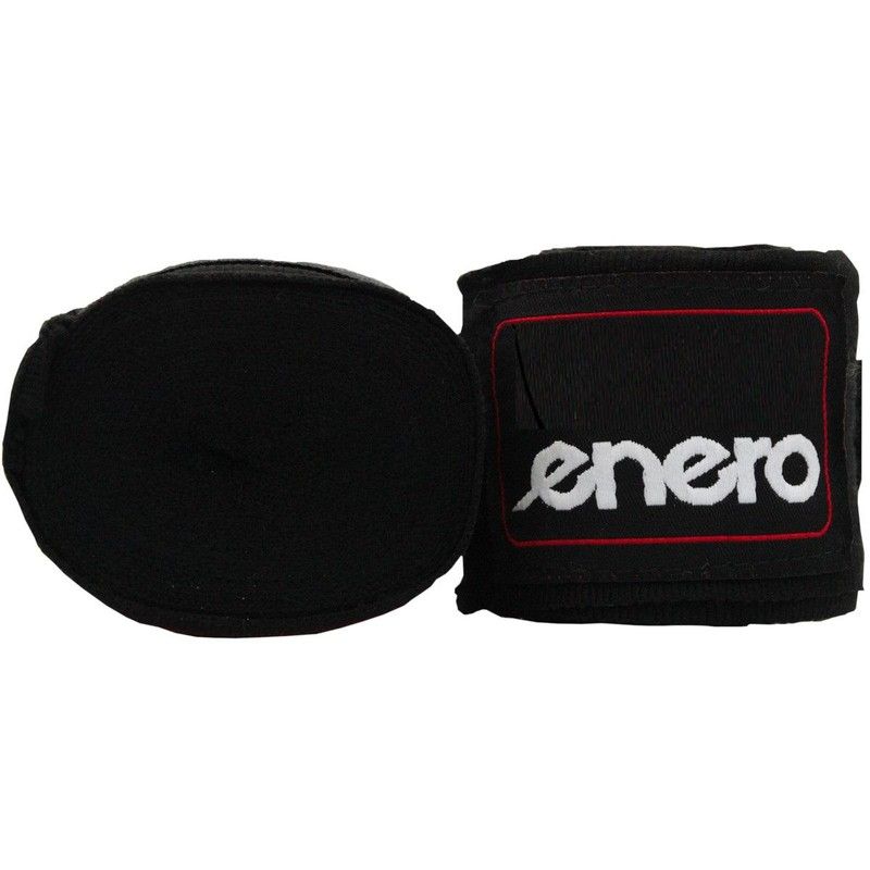 Enero boxing bandage 4 m, black color