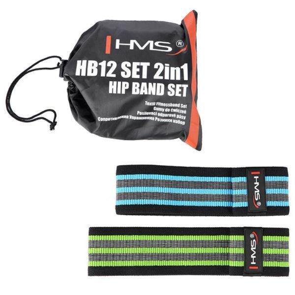 HMS 2-in-1 exercise bands