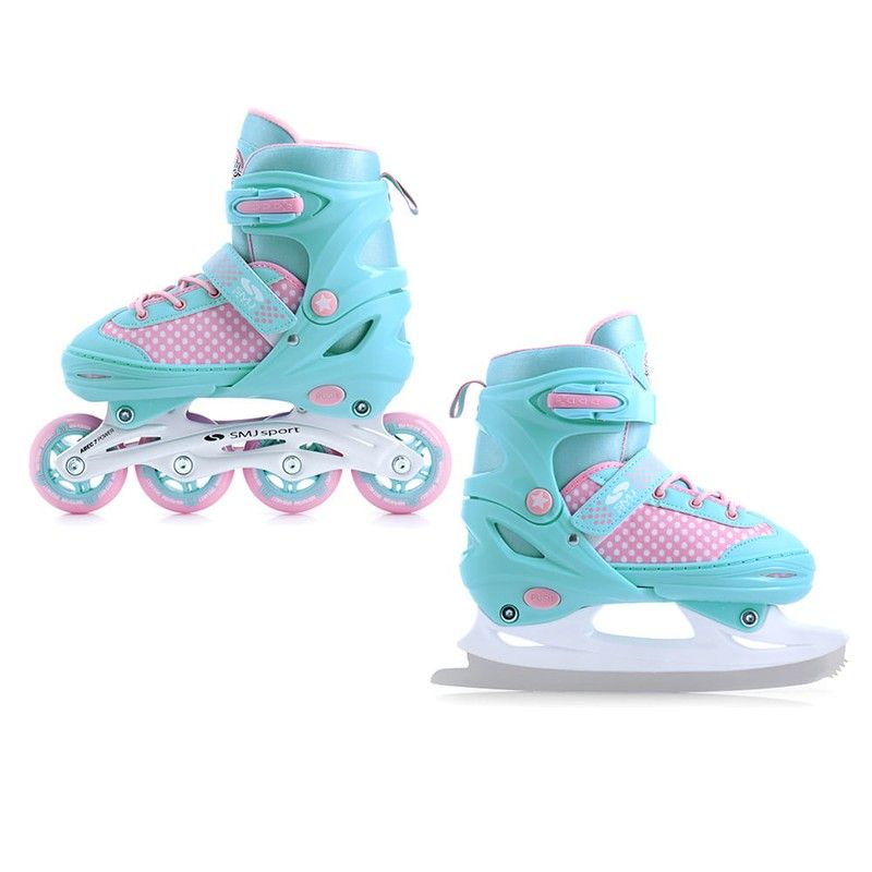 SMJ inline skates, Lily UT103, color turquoise-pink