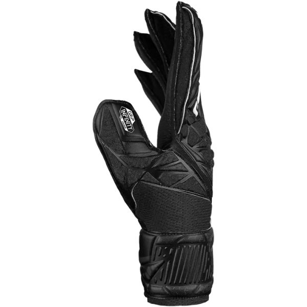 Reusch Attrakt Infinity Junior goalkeeper gloves, black color