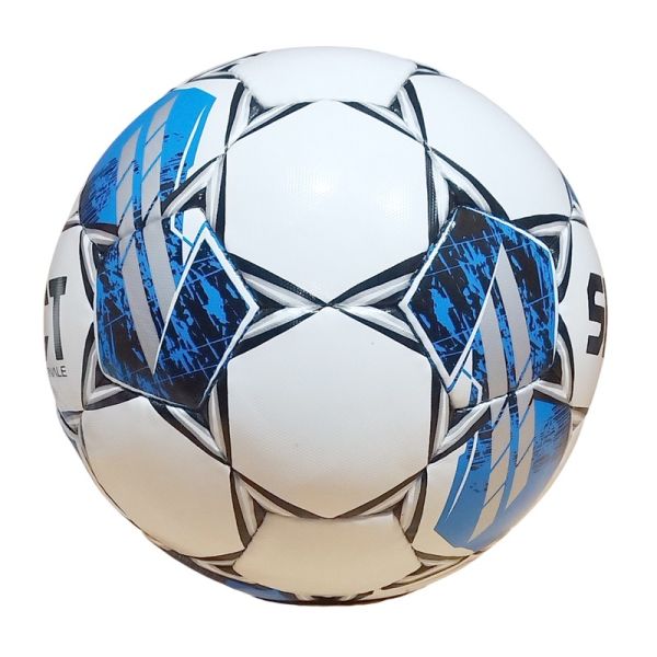 Select Finale soccer, size 4, blue and white color