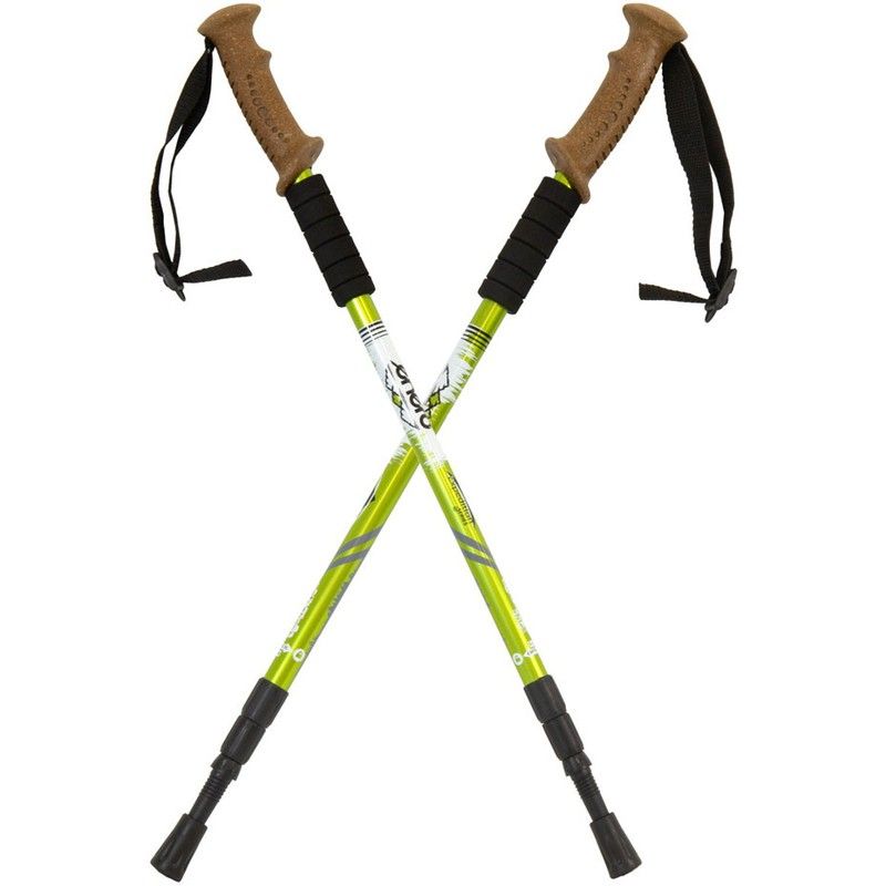 Enero Expedition trekking poles, green color