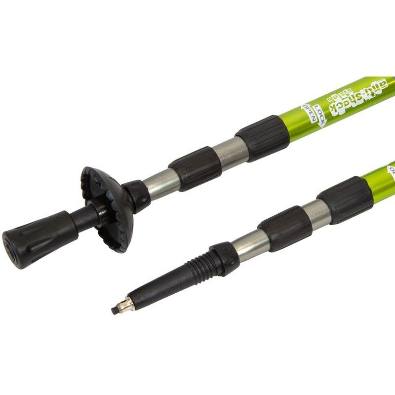 Enero Expedition trekking poles, green color