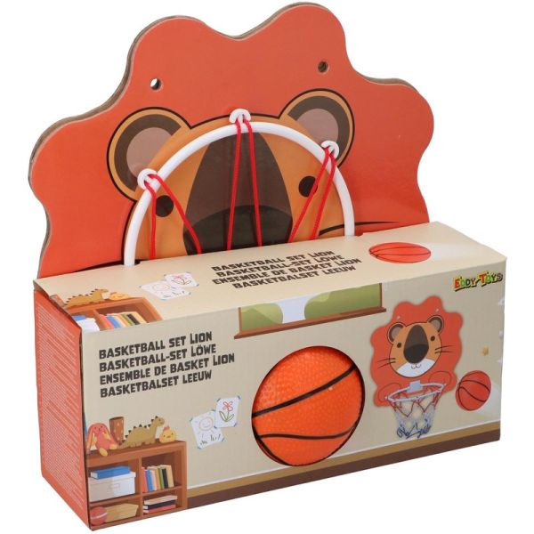 Basketball-Set 40x30cm, Löwe