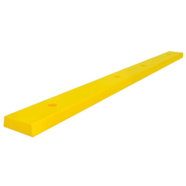 Flat surface bumper. D shape. Dimensions 980mm, 19x70mm