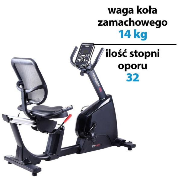 Magnetické ležící kolo TOORX BRX-R300