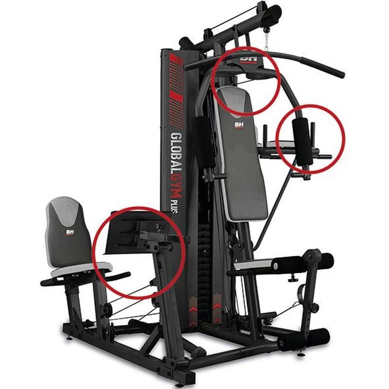 Atlas Global Gym Plus Black G152B BH Fitness