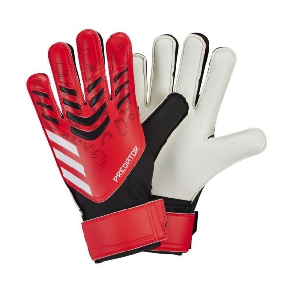 Adidas Predator GL TRN Jr goalkeeper gloves, pink-black-red color